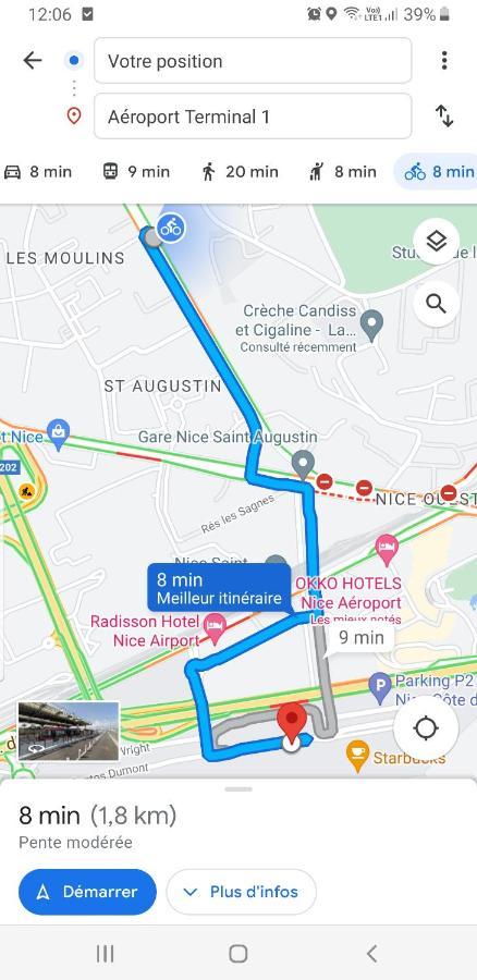 Appartements Renove 2023 Proche Aeroport 5Min, Gare Sncf 2 Min, Tramway Au Pied De L'Immeuble , Parking Possible, Renovated Apartments 2023 Near The Airport 5 Min, Train Station 2 Min, Tram Next To The Building 1 Min, Parking Possible Nice Extérieur photo